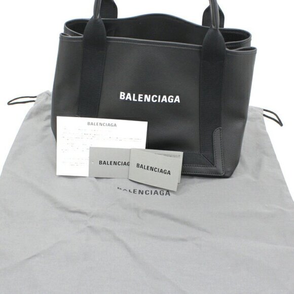 BALENCIAGA Black Leather Tote Bag - Picture 12 of 12